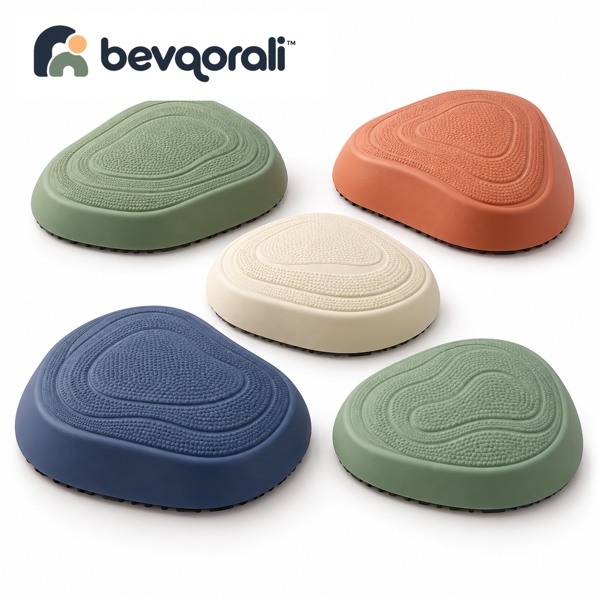 bevqorali™ PebbleStep Balance Pods — product on a white background