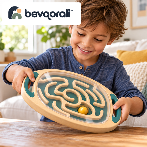 bevqorali™ GlideLoop Captive Maze — playroom setting