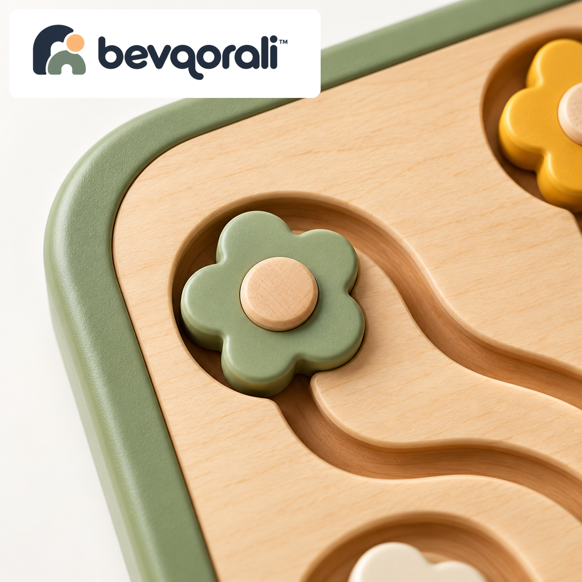 bevqorali™ PathBloom Route Board — close-up design details