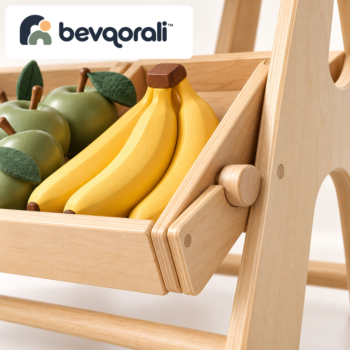 bevqorali™ MarketMorrow Play Stand — close-up design details