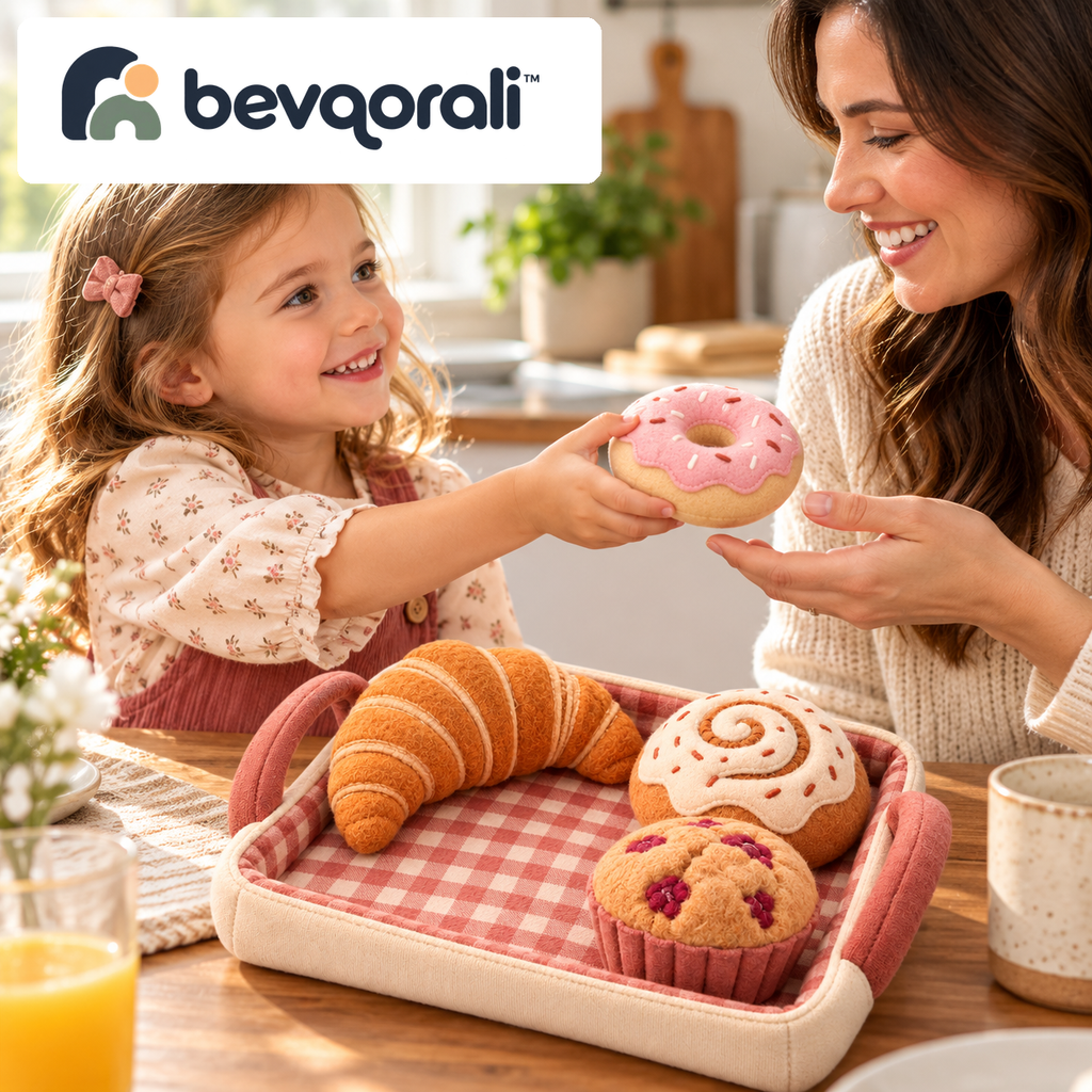 bevqorali™ CloudCrumb Bakery Set — playroom setting